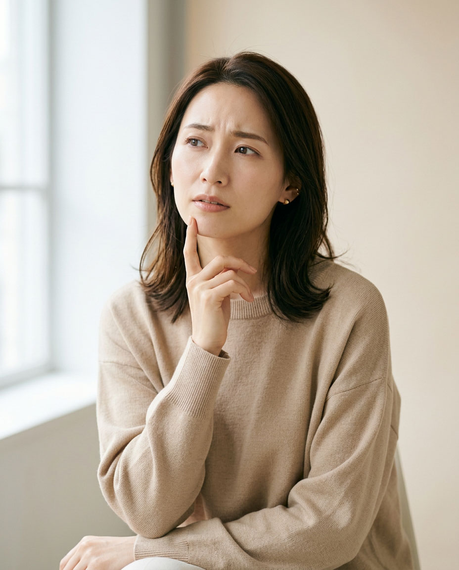 お悩みのある女性